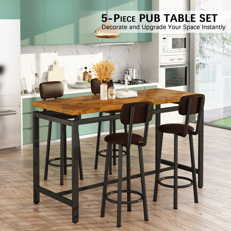 Bar pub outlet table and chairs